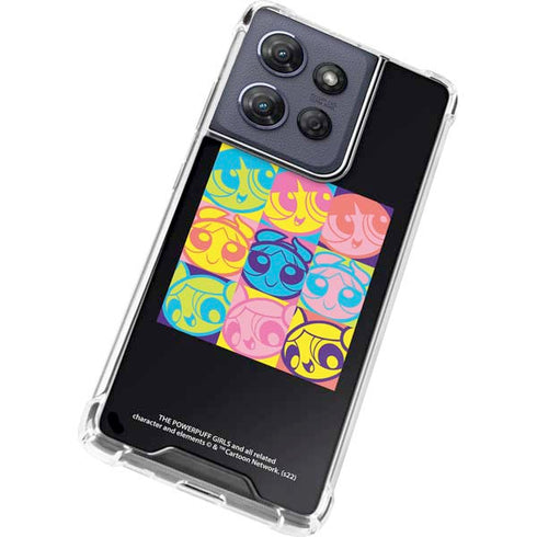 Cartoon Network Powerpuff Girls Neon Moto G Play 5G (2025) Clear Case